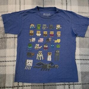 Mojang Blue Kids Graphic Tee